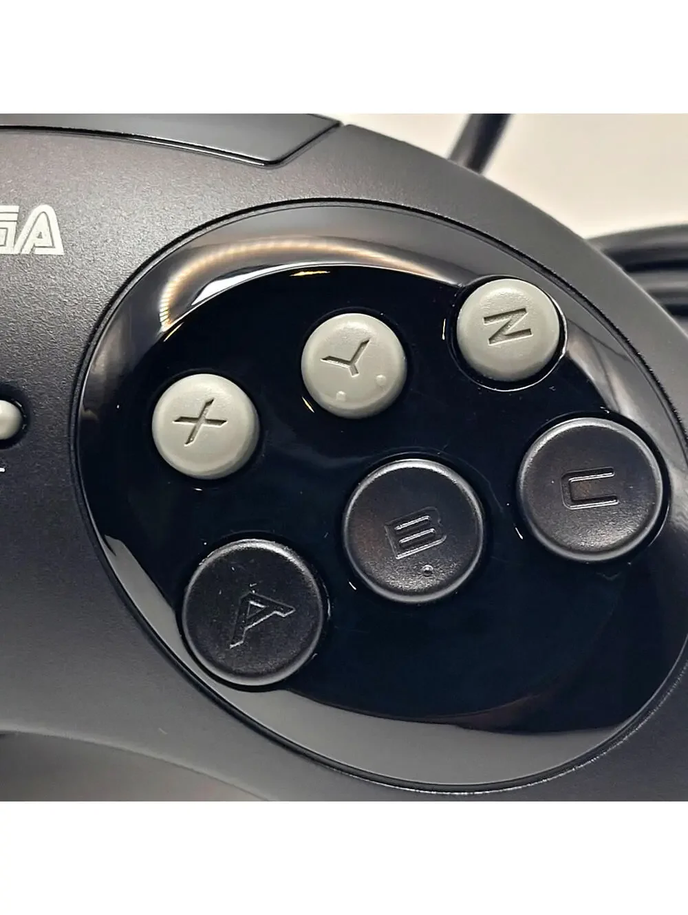 2x Official Retro-Bit Sega Genesis Controllers by Retro-Bit - Black